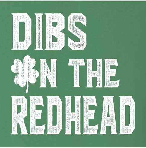 Go All Out Dibs On The Redhead Funny St. Patrick's Day Mens Sweatshirt Crewneck in Kuwait