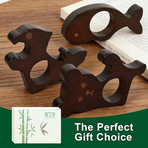 Book Page Holder，3 Pack,Bamboo Book Holder for Reading,Eagle, bear, whale shapes,Ideal Book Reader Gifts & Reading Accessories, Book Lovers & Literary Gift in Saudi Arabia