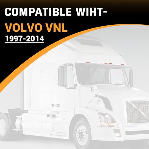 5PCS VNL Top Lamp Clear LED Roof Cab Marker Lights Fit for Volvo VNL 2003-2017 Trucks 12V Top Marker Lamp White Color(White) in Saudi Arabia