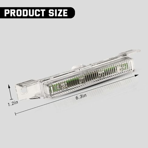 5PCS VNL Top Lamp Clear LED Roof Cab Marker Lights Fit for Volvo VNL 2003-2017 Trucks 12V Top Marker Lamp White Color(White) in Saudi Arabia