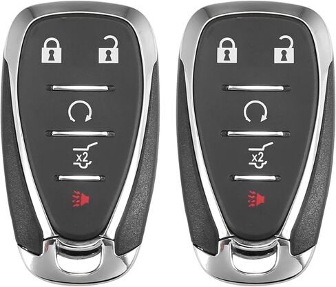 X AUTOHAUX 2pcs 5 Button 315MHz HYQ4AA SUV Keyless Entry Remote Control Key Fob for Chevrolet Equinox 2018-2021 Replacement Proximity Smart Fob 46 Chip in Saudi Arabia