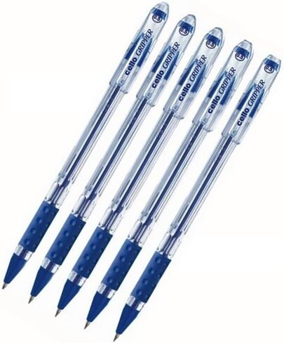 Cello Gripper Ball Point Pen (Blue Ink) - Pack of 10 in Kuwait