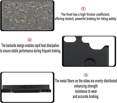 Front and Rear Brake Pads for Can Am Maverick 1000R 1000 4x4 Turbo STD DPS XRS XC 2013-2018 705601147 705600398 715500335 715500336 in Saudi Arabia
