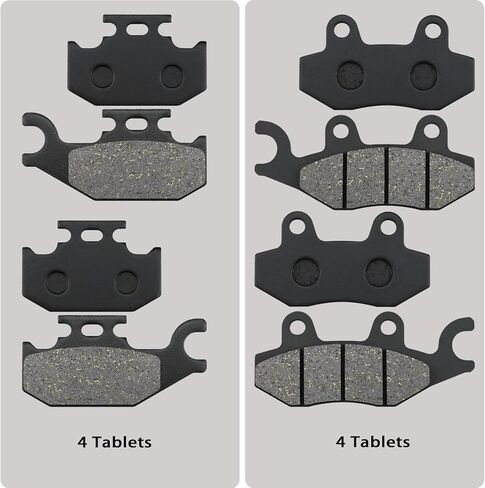 Front and Rear Brake Pads for Can Am Maverick 1000R 1000 4x4 Turbo STD DPS XRS XC 2013-2018 705601147 705600398 715500335 715500336 in Saudi Arabia