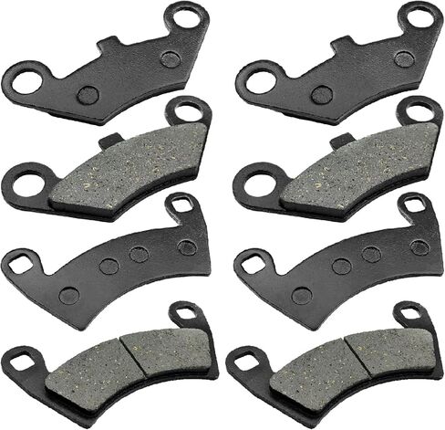 Front & Rear Brake Pad Set for Polaris RZR 800/570 (2008-2015) - Fits RZR 800 (2008-2014), RZR S 800/800S (2009-2014), RZR 570 (2012-2015) - Replaces FA456, FA159 in Saudi Arabia