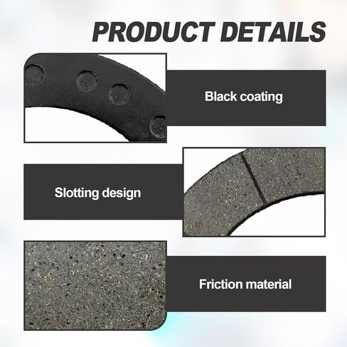 Front & Rear Brake Pad Set for Polaris RZR 800/570 (2008-2015) - Fits RZR 800 (2008-2014), RZR S 800/800S (2009-2014), RZR 570 (2012-2015) - Replaces FA456, FA159 in Saudi Arabia