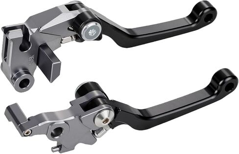 Motorcycle Brake Clutch Lever CNC for KLR 650 KLR650 2022-2024 Adventure Black, Dirt Bike Adjustable Levers Ergonomic Design Anti-Slip in Saudi Arabia