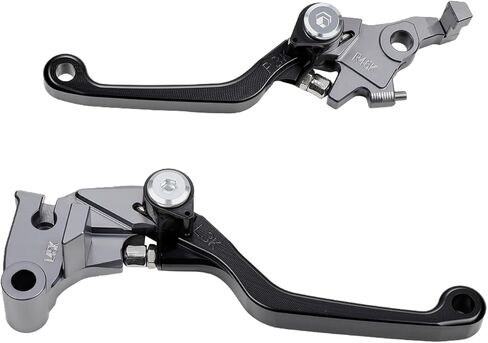 Motorcycle Brake Clutch Lever CNC for KLR 650 KLR650 2022-2024 Adventure Black, Dirt Bike Adjustable Levers Ergonomic Design Anti-Slip in Saudi Arabia