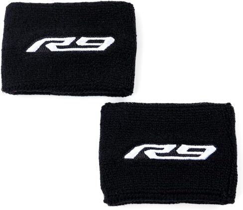 Fits for Yamaha R9 YZFR9 YZF-R9 YZF R9 2025 2026 Motorcycle Accessories Front Rear Brake Fluid Reservoir Sock, UV-Resistant, Scratch-Guard, Easy Install (Black, 2pcs) in Saudi Arabia