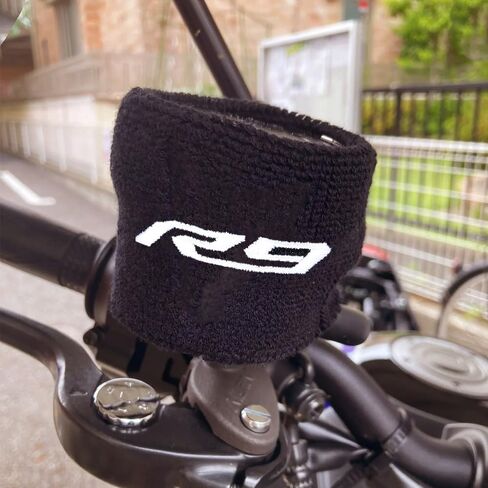 Fits for Yamaha R9 YZFR9 YZF-R9 YZF R9 2025 2026 Motorcycle Accessories Front Rear Brake Fluid Reservoir Sock, UV-Resistant, Scratch-Guard, Easy Install (Black, 2pcs) in Saudi Arabia