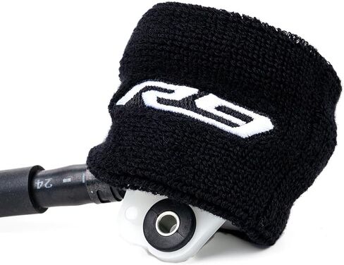 Fits for Yamaha R9 YZFR9 YZF-R9 YZF R9 2025 2026 Motorcycle Accessories Front Rear Brake Fluid Reservoir Sock, UV-Resistant, Scratch-Guard, Easy Install (Black, 2pcs) in Saudi Arabia