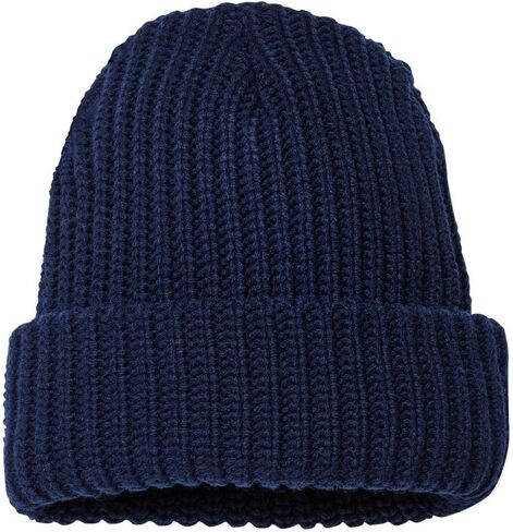 Sportsman 12" Chunky Knit Beanie One Size Navy in Kuwait