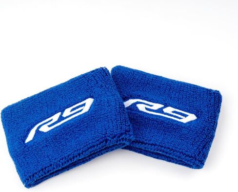 Fits for Yamaha R9 YZFR9 YZF-R9 YZF R9 2025 2026 Motorcycle Accessories Front Rear Brake Fluid Reservoir Sock, UV-Resistant, Scratch-Guard, Easy Install (Black, 2pcs) in Saudi Arabia