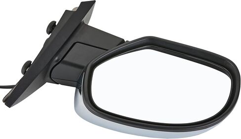 Side View Mirror Fit for 2007-2013 for Chevy Silverado 1500 2500 3500 HD for GMC Sierra 1500 2500 HD for GMC Yukon XL 1500 Power Heated Manual Folding Driver Side Mirror Only.Chrome Cover in Saudi Arabia