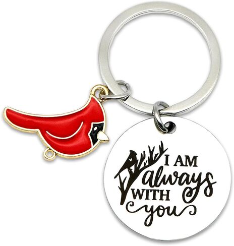 Cardinal Gifts for Women Men Memorial Remembrance for Loss of Mother Father Lover Friend Son Daughter Baby Grief Bereavement Sympathy Condolences Red Cardinal Gift Keychain for Him Her in Kuwait