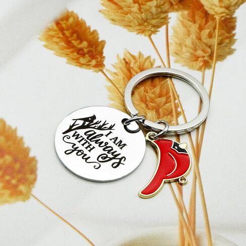 Cardinal Gifts for Women Men Memorial Remembrance for Loss of Mother Father Lover Friend Son Daughter Baby Grief Bereavement Sympathy Condolences Red Cardinal Gift Keychain for Him Her in Kuwait