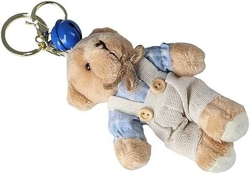 Leadigol Cute Bear Animal Plush Hanging Keychain,Car Keyring Kawaii Cartoon Plush Pendant in Saudi Arabia