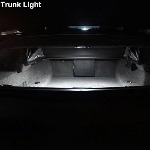 White Interior LED Bulbs Map Dome Kit Replacement for Hyundai Elantra 2015 2016 2017 2018 2019 2020 2021 6000K Bright White Trunk Lights, License Plate Lights Package + Free Install Tool in Saudi Arabia