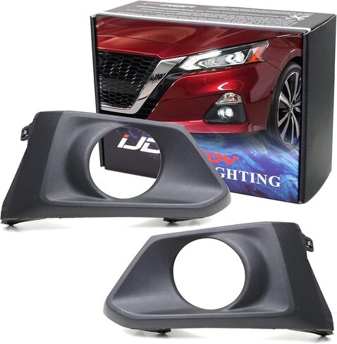 iJDMTOY One Pair OEM-Spec LH RH Fog Lamp Bezel Garnish Covers Compatible with 2019-2022 Nissan Altima in Saudi Arabia
