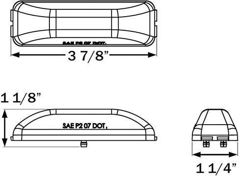 Optronics (MCL65CARBP) LED Fender Light in Saudi Arabia