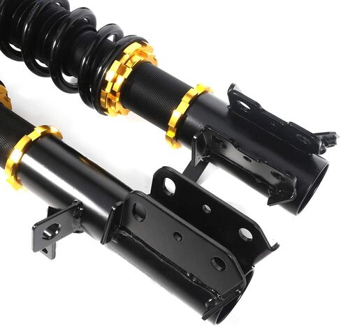 Adjustable Height Coilovers Struts Front And Rear Fit for 1988-1999 for Toyota Corolla Coil Spring Over Shock (Set of 4) - Golden in Saudi Arabia