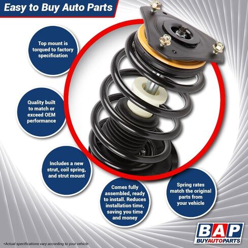 لسيارة شيفروليه كروز 2016 2017 2018 2019 الدعامة الأمامية والربيع - BuyAutoParts 75-27981CS جديد in Saudi Arabia