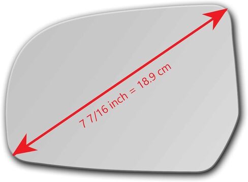 New Replacement Mirror Glass with FULL SIZE ADHESIVE for Subaru Legacy Outback Driver Side View Left LH in Saudi Arabia