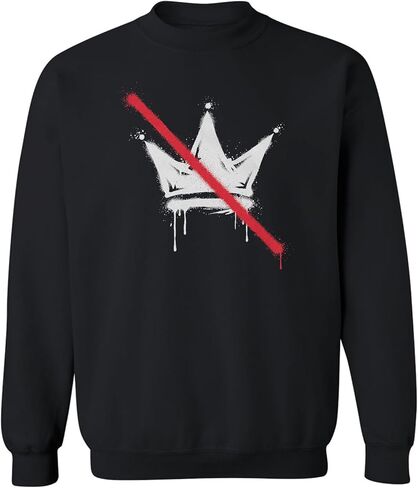 No Kings Protest Crossed Out Crown Anti ICE Unisex Crewneck Sweatshirt in Kuwait
