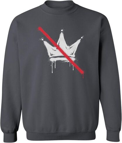No Kings Protest Crossed Out Crown Anti ICE Unisex Crewneck Sweatshirt in Kuwait