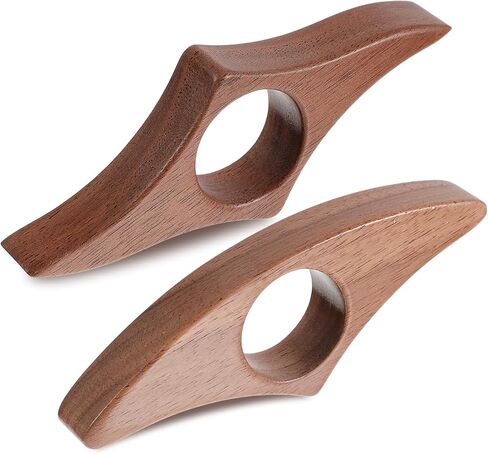 Ouligay 2PCS الخشب الإبهام كتاب صفحة حامل الجوز كتاب صفحة حامل لقراءة الإبهام كتاب حامل كتاب الملحقات لمحبي القراءة هدايا عيد الميلاد لمحبي الكتب، دودة الكتب، الأدبية، المعلمين in Kuwait