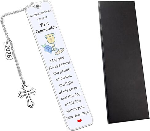 2026 First Communion Gifts First Communion Favors Unique Religious Gifts for Men and Women Christian Gifts Faith-Based Bookmarks Perfect for Book Lovers Easter Celebrations in Kuwait