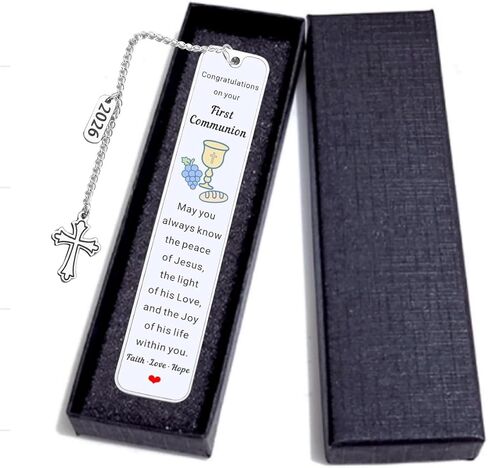 2026 First Communion Gifts First Communion Favors Unique Religious Gifts for Men and Women Christian Gifts Faith-Based Bookmarks Perfect for Book Lovers Easter Celebrations in Kuwait