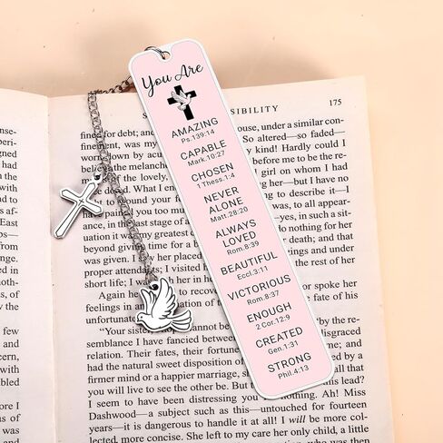 Baptism Gifts for Girl Women Christian Confirmation Gifts for Girls Women Faith Birthday First Communion Easter Gift for Girls Religious Bible Bookmark in Saudi Arabia