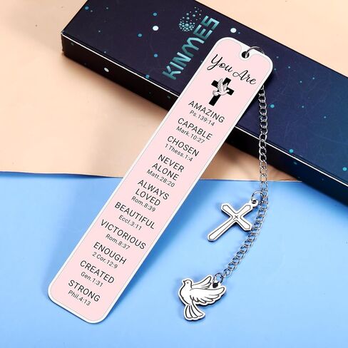 Baptism Gifts for Girl Women Christian Confirmation Gifts for Girls Women Faith Birthday First Communion Easter Gift for Girls Religious Bible Bookmark in Saudi Arabia