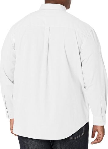 Izod Men's Big and Tall Button Down Long Sleeve Stretch Performance Solid Shirt in Saudi Arabia