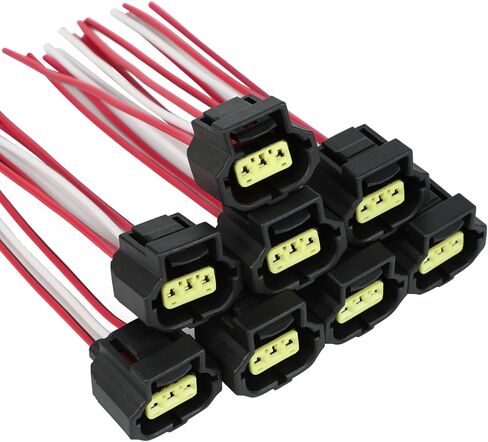 Ignition Coil Connector Plug Wire Harness for Chry 300 Aspen, for RAM 1500 2500 3500, for Jeep Grand Cherokee, for Dodge Charger Challenger Durango Magnum Dakota Replace 5019952aa 8pcs in Kuwait
