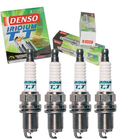 4 pc DENSO Iridium TT Spark Plugs compatible with Toyota Corolla 1.6L 1.8L L4 1993-2008 in Saudi Arabia
