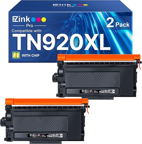 TN920XL TN920 Toner Cartridge with HL-L6210DW HL-5915DW Compatible for Brother TN920 TN920XL TN 920XL TN-920 XL TN920XXL TN920UXXL High Yield with Chip for HL-L6210DWT HL-L5210DN HL-L5210DWT, 2 Black in Kuwait