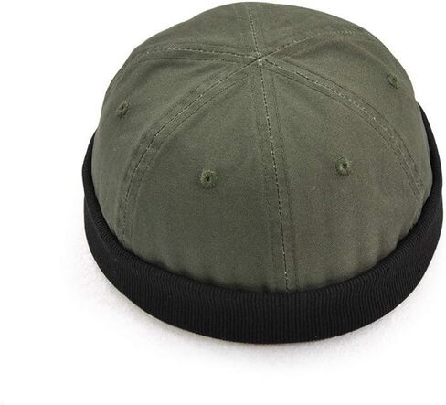 الرجال النساء قبعة صغيرة عامل بحار قبعة توالت الكفة الرجعية Brimless قبعة in Kuwait