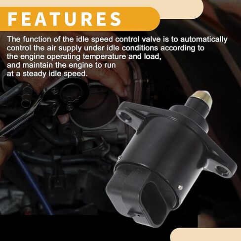 صمام التحكم في الهواء الخامل للسيارة لسيارة جيب شيروكي 1986-1990، لسيارة جيب رانجلر 1987-1988 استبدال صمام التحكم في الهواء الخامل رقم 17119295 IACV in Kuwait