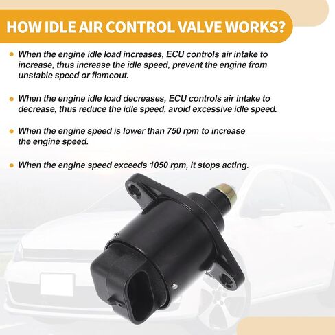 صمام التحكم في الهواء الخامل للسيارة لسيارة جيب شيروكي 1986-1990، لسيارة جيب رانجلر 1987-1988 استبدال صمام التحكم في الهواء الخامل رقم 17119295 IACV in Kuwait