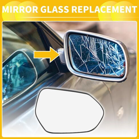 for Toyota Prius 2016-2022 Car Rearview Passenger Right Side Heated Mirror Glass with Backing Plate 87931-47390 in Saudi Arabia