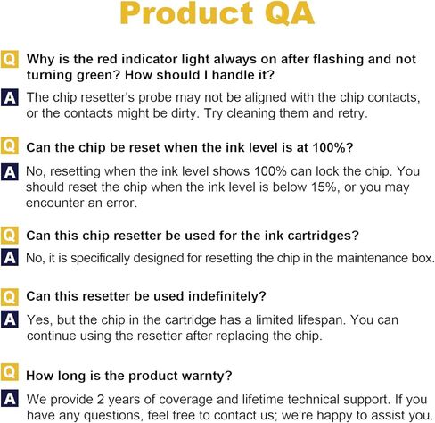 NEXTPAGE صندوق صيانة رقاقة إعادة ضبط لـ ET-8550 ET-5800 ET-5850 ET-5880 ET-8500 ET-16600 WF-7310 WF-7820 WF-7840 EC-C7000 WF-7830 ST-C8090 الطابعة (E-9345 إعادة تعيين، 1-حزمة) in Kuwait