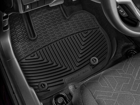 WeatherTech All-Weather Floor Mats for Honda Fit, HR-V 1st Row (W392), Black in Saudi Arabia