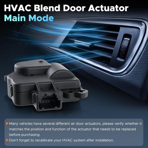 HVAC Blend Door Actuator Compatible with Ford F-150 2010-2014, Expedition 2007-2017, Escape 2008-2012, for Lincoln Navigator 2006-17, for Mazda Tribute Mercury Mariner 08-2011 Main Mode 8L8Z19E616C in Kuwait