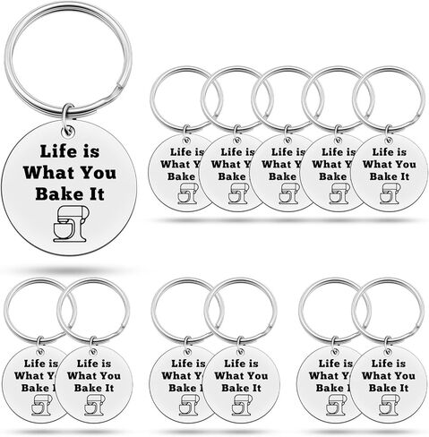 Heigebi Baker Gift for Baker Lover Keychain Culinary School Student Baking Gift for Baker Christmas Graduation Birthday Gift in Saudi Arabia