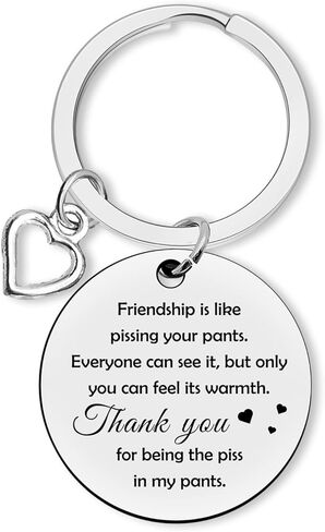 Dabihu Funny Friendship Keychain Birthday Gifts for Best Friends Appreciation Gift for Friend Women Men True Friends Long Distance Friendship Gifts Graduation Christmas Wedding Gift for Friend Sister in Saudi Arabia