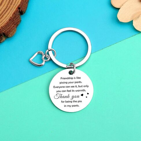 Dabihu Funny Friendship Keychain Birthday Gifts for Best Friends Appreciation Gift for Friend Women Men True Friends Long Distance Friendship Gifts Graduation Christmas Wedding Gift for Friend Sister in Saudi Arabia