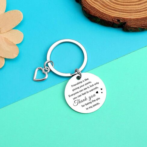 Dabihu Funny Friendship Keychain Birthday Gifts for Best Friends Appreciation Gift for Friend Women Men True Friends Long Distance Friendship Gifts Graduation Christmas Wedding Gift for Friend Sister in Saudi Arabia