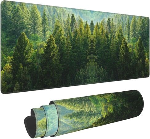 Large Mouse Pads for Desk, Extended Floral Gaming Mousepad for Women Office Gifts, Funny XL Big Stitched Waterproof Nonslip Flower Computer Mats Deskmat for Keyboard and Laptop, 31.5 * 11.8 in in Saudi Arabia